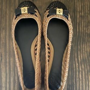 Tory Burch Woven Flats